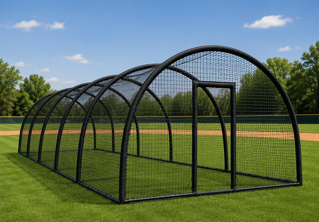 Baseball & Softball Cage Net with Fiberglass Frame