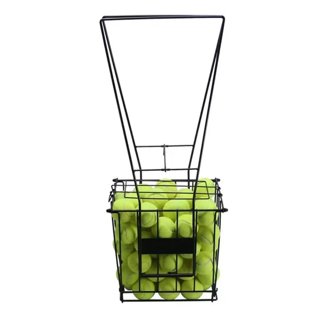 Baseball & Tennis Ball Hopper Basket with Tall Handle view 3
