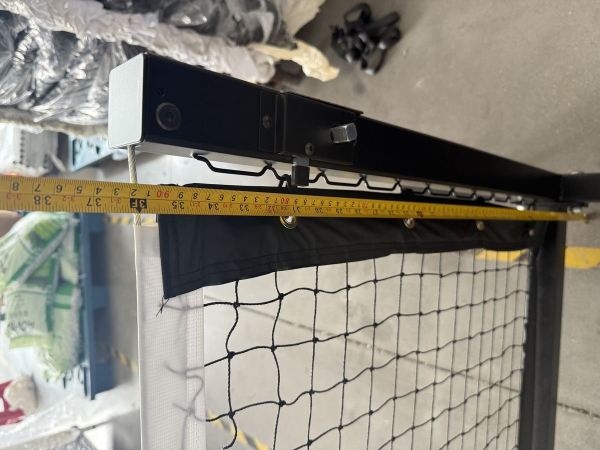 Movable Badminton Net Post System with Wheels view 4