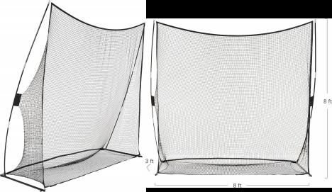 Golf Practice Net view 2