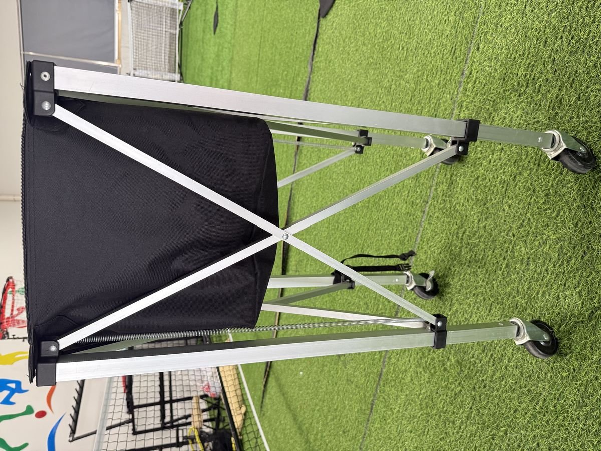 Pickleball / Tennis Ball Cart — Aluminum Foldable view 5