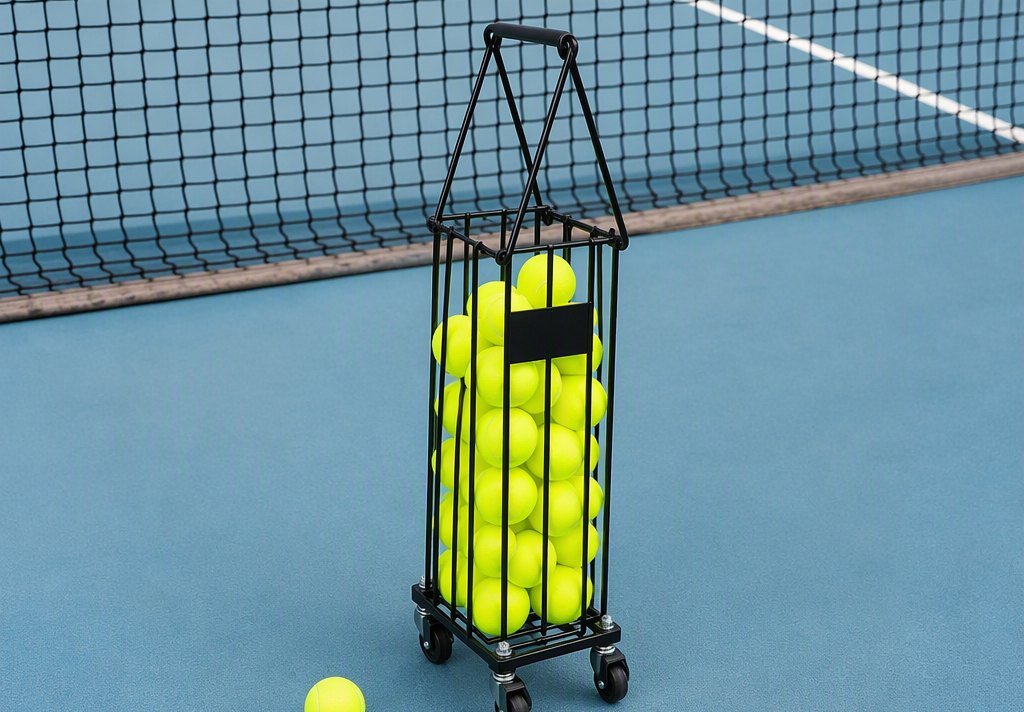 Pickleball / Tennis Ball Cart — Iron Frame